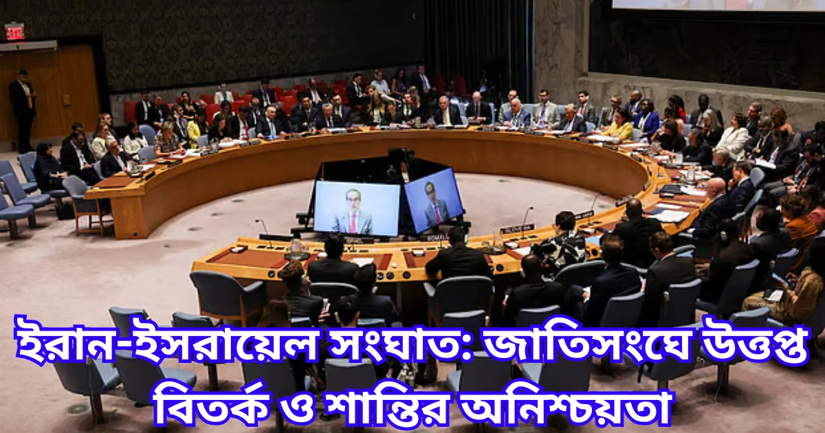 ইরান-ইসরায়েল সংঘাত জাতিসংঘে উত্তপ্ত বিতর্ক ও শান্তির অনিশ্চয়তা