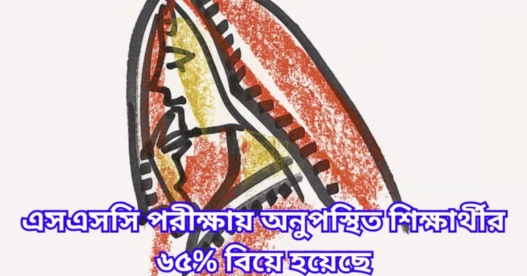 এসএসসি পরীক্ষায় অনুপস্থিত শিক্ষার্থীর ৬৫% বিয়ে হয়েছে
