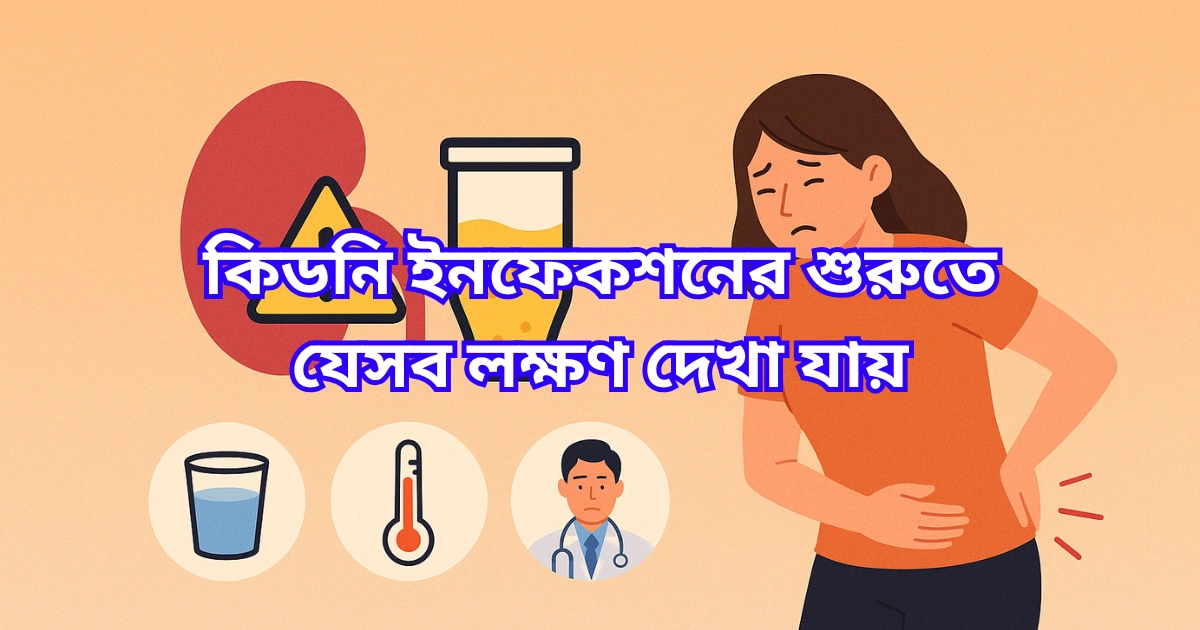 কিডনি ইনফেকশনের লক্ষণ