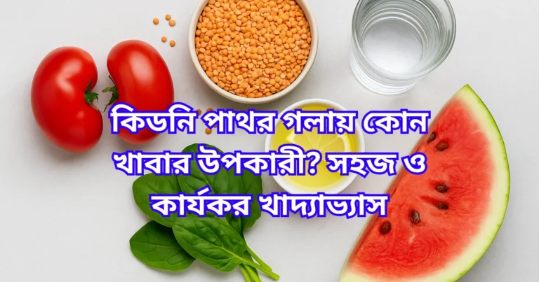 কিডনি পাথর গলায় কোন খাবার