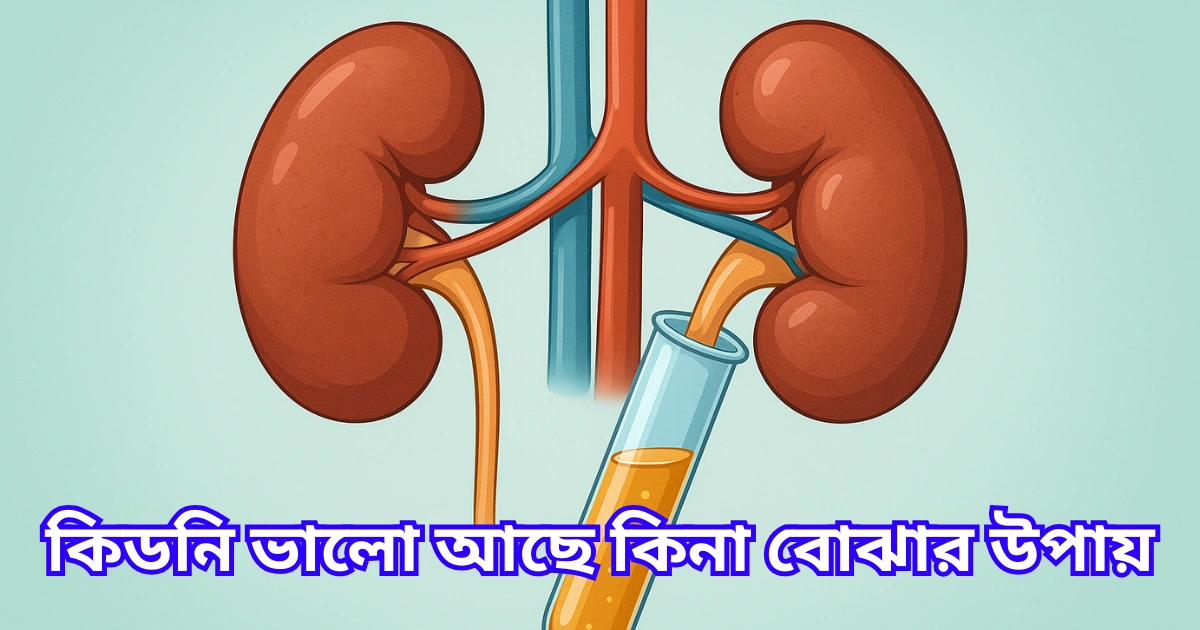 কিডনি ভালো আছে কিনা বোঝার উপায়