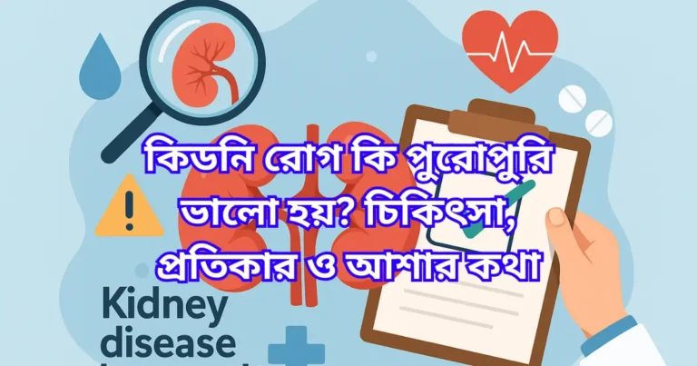 কিডনি রোগ কি ভাল হয়
