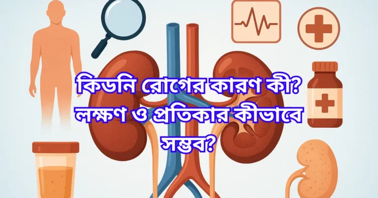 কিডনি রোগের কারণ লক্ষণ ও প্রতিকার