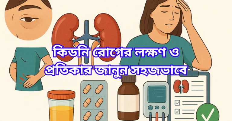 কিডনি রোগের লক্ষণ ও প্রতিকার