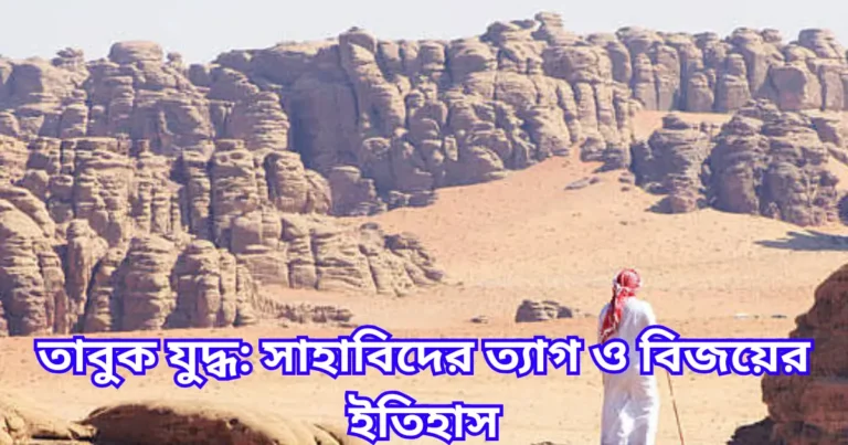 তাবুক যুদ্ধ সাহাবিদের ত্যাগ ও বিজয়ের ইতিহাস