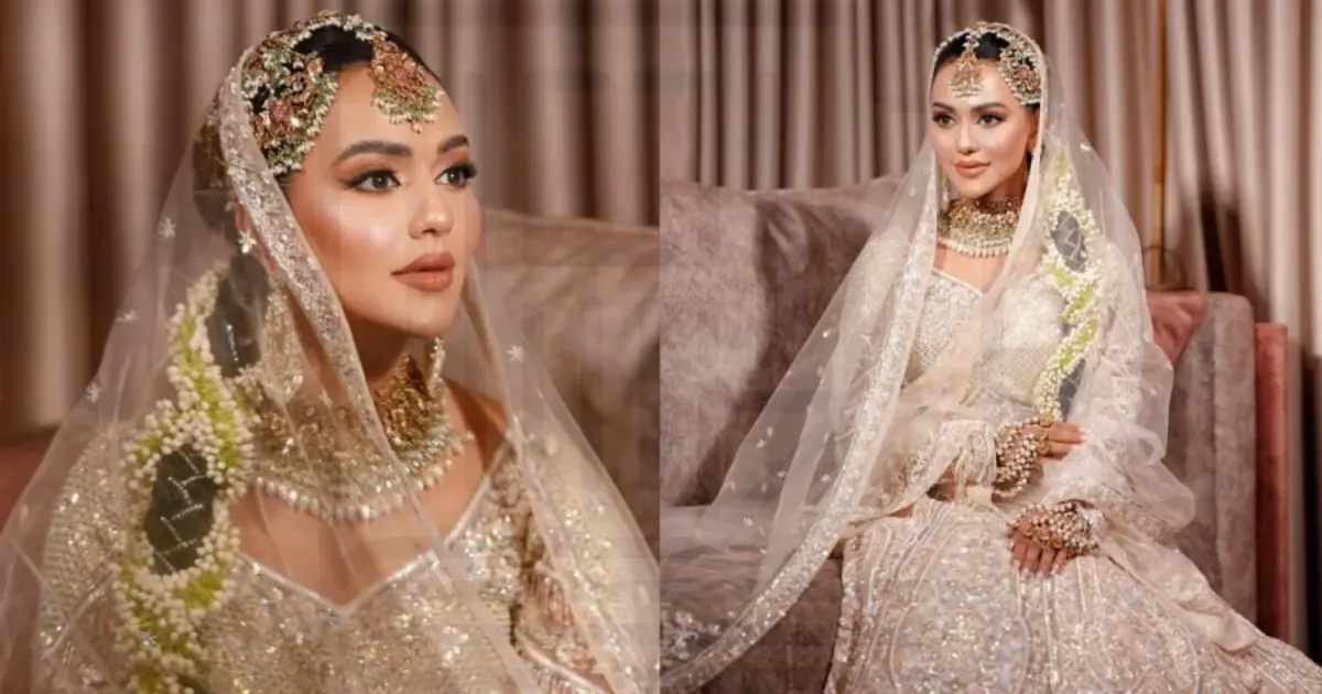 নুসরাত ফারিয়ার বধূবেশে ঝলমলে লুক, ফেসবুকে ভাইরাল
