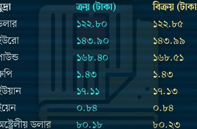 সপ্তাহের দ্বিতীয় দিনে ডলারের দরপতন, বাজারে স্থিরতা