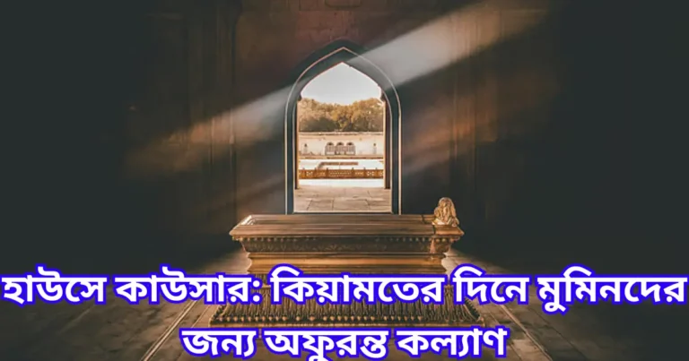 হাউসে কাউসার কিয়ামতের দিনে মুমিনদের জন্য অফুরন্ত কল্যাণ